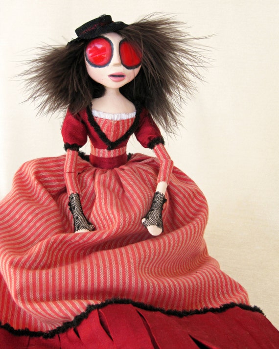 mrs lovett red dress Amazon.com: RocailleCos Sweeney Todd Mrs. Lovett Cosplay Costume Victoria Bustle Dress Gown Red and White Striped Dress for Women (XS, striped) : Clothing, Shoes & Jewelry