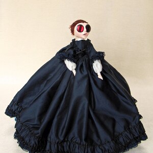 Christina Rossetti Victorian Gothic Art Doll image 2