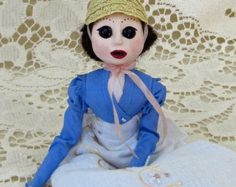 Eliza, A Regency Handmade Art Doll by Natasha Morgan