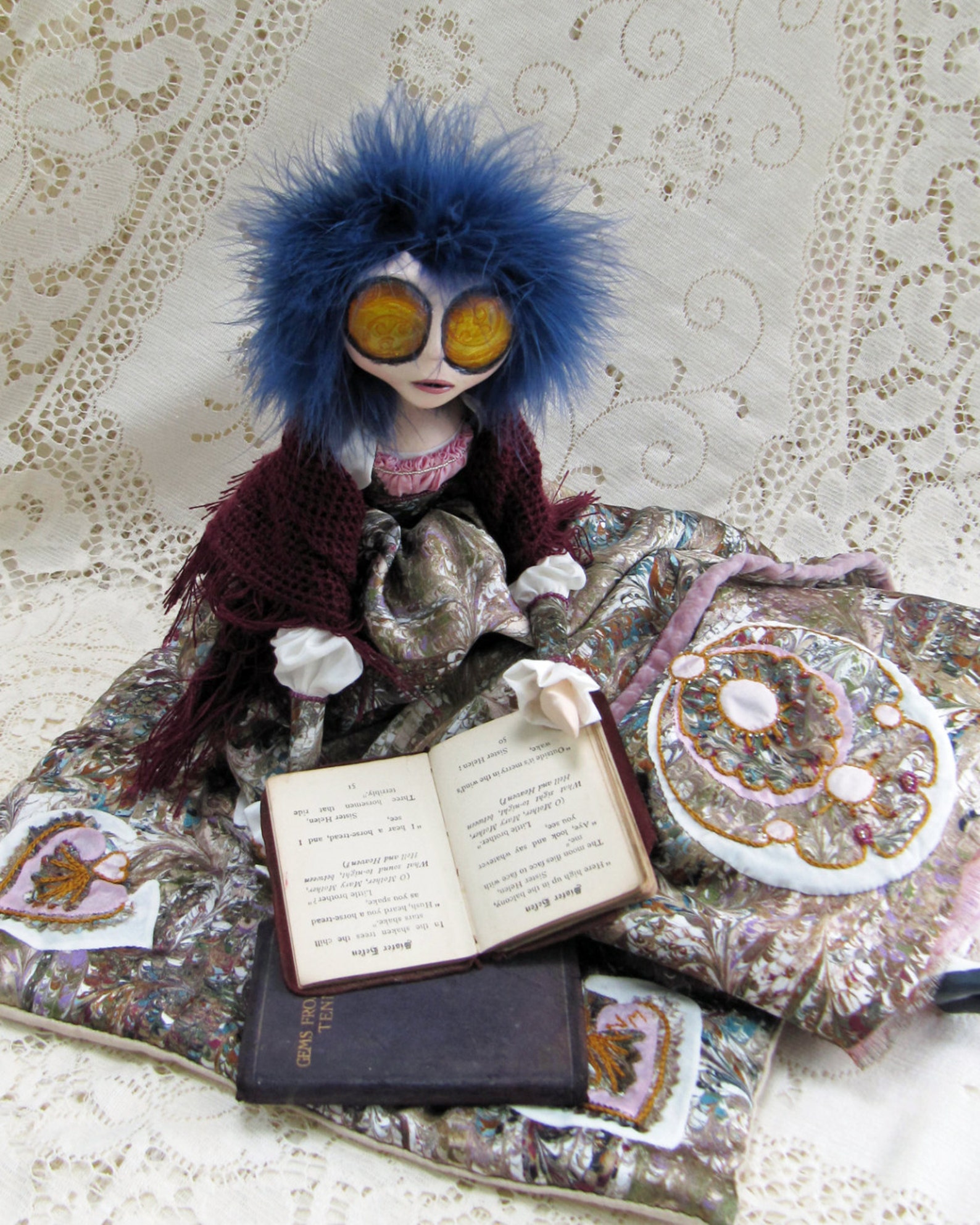 The Storyteller Fantasy Art Doll Etsy