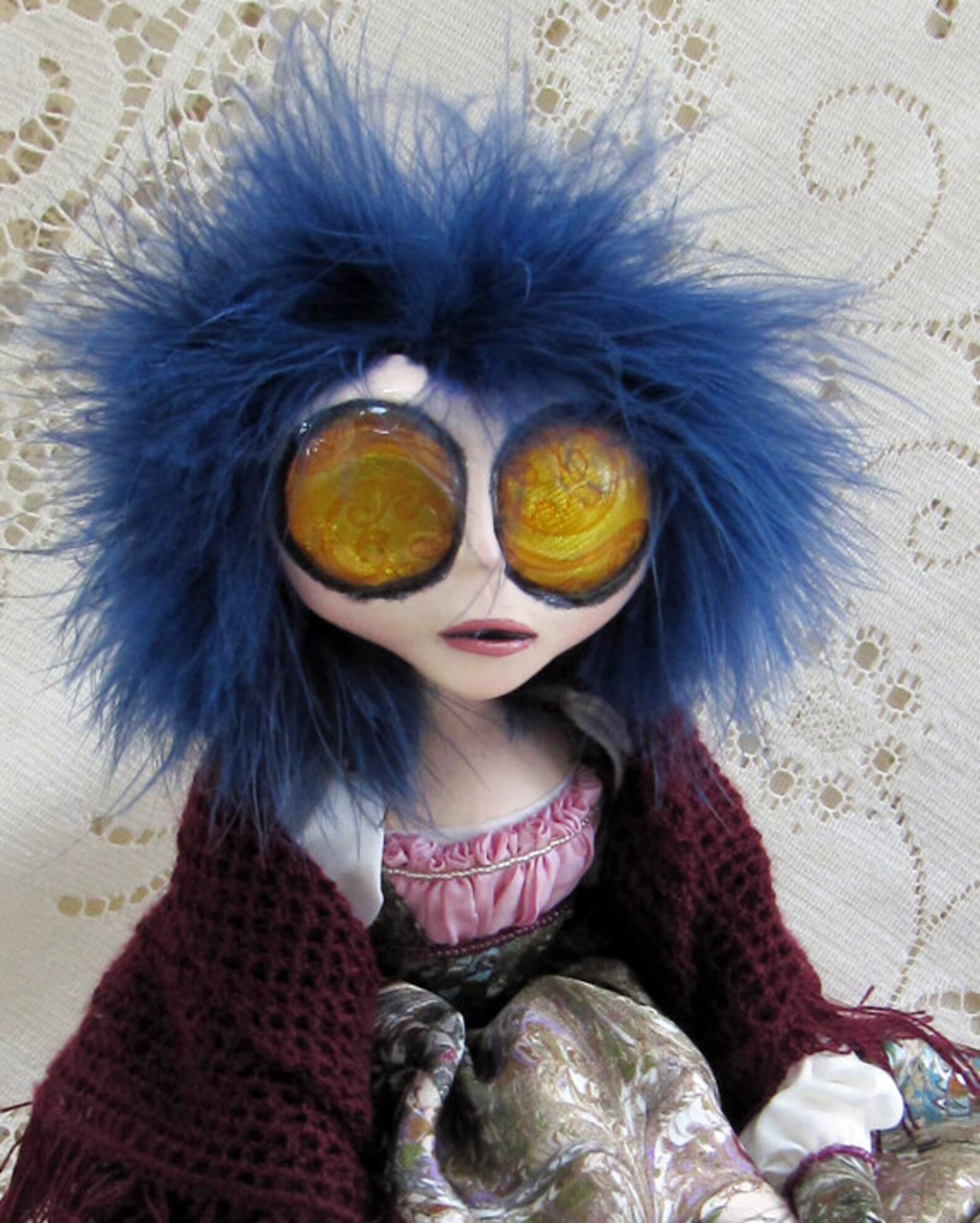 The Storyteller Fantasy Art Doll Etsy