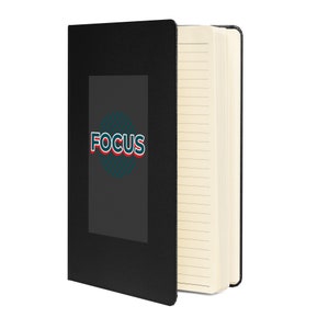 Carnet à couverture rigide avec reliure Focus Premium, Bullet Journal élégant et durable, Journal d'écriture, Agenda personnel, Agenda