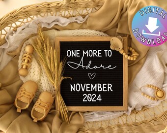 Fall Rustic Pregnancy Announcement | Farmhouse Wheat | Editable Instant Digital Download
