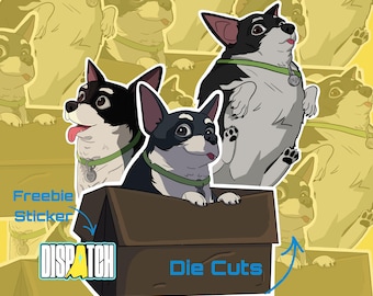 Dispatch Beef The Dog Stickers