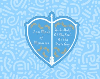 The Song Of Achilles Bow Sticker