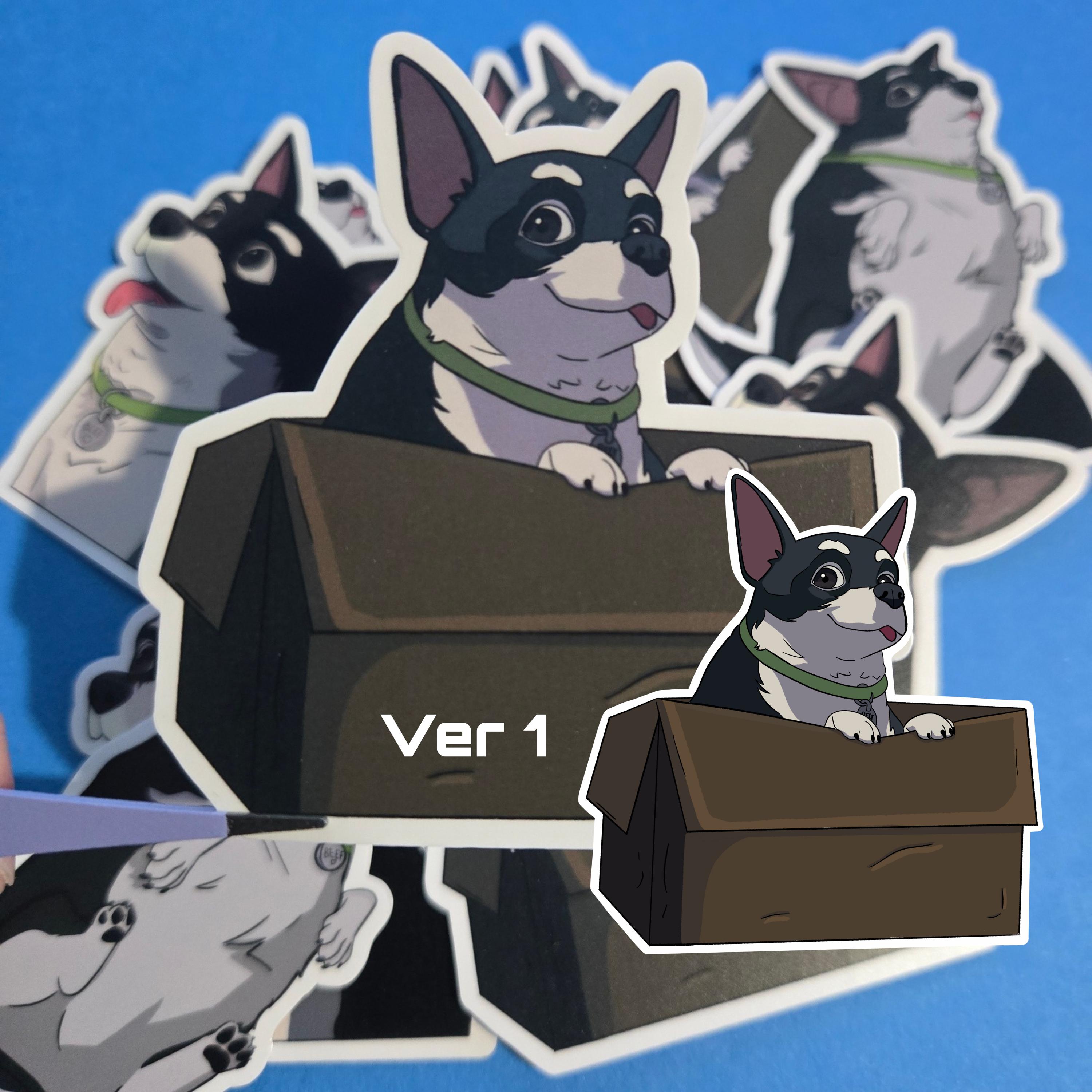 Dispatch Beef the Dog Stickers - Etsy