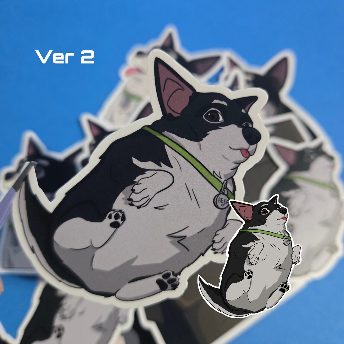 Dispatch Beef the Dog Stickers - Etsy