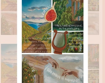 The Song Of Achilles Scenery Print