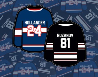 Shane & Ilya Jersey Stickers