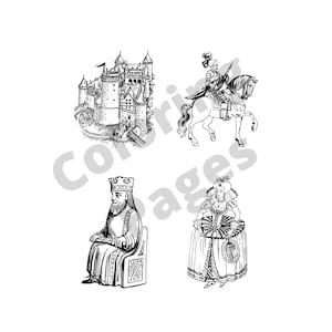 Disegni da colorare a tema medievale