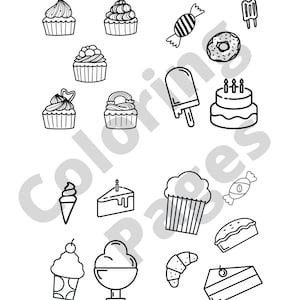 Disegni da colorare a tema Dolci dolcetti