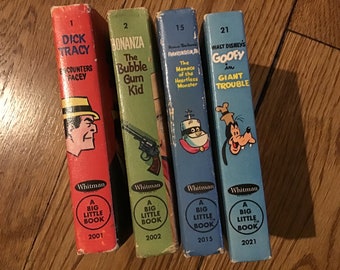 1967 Big Little Book Dick Tracy Goofy your Choice