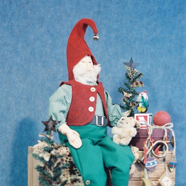 Matthew - Cloth Doll E-Pattern - 24in Christmas Elf Doll Epattern