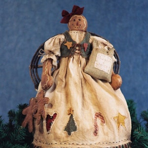 Just An Old Cookie - stoffen pop e-patroon - vakantie primitief peperkoekpop-patroon