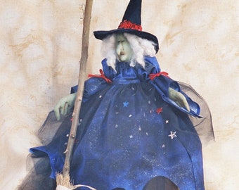 Ruby - Mailed Cloth Doll Pattern - 26in Halloween Witch