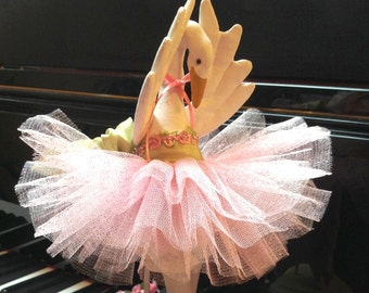 Swan Lake - Mailed Cloth Doll Pattern Beautiful 12in Swan Bird Ballerina