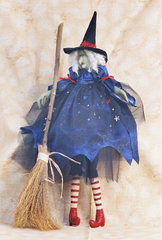 Ruby - Cloth Doll E-Pattern - 26in Halloween Witch epattern