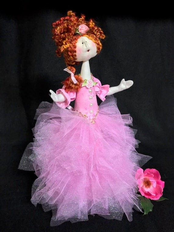 Digital Download Cloth Doll E-Pattern Amelia 14" Princess Doll