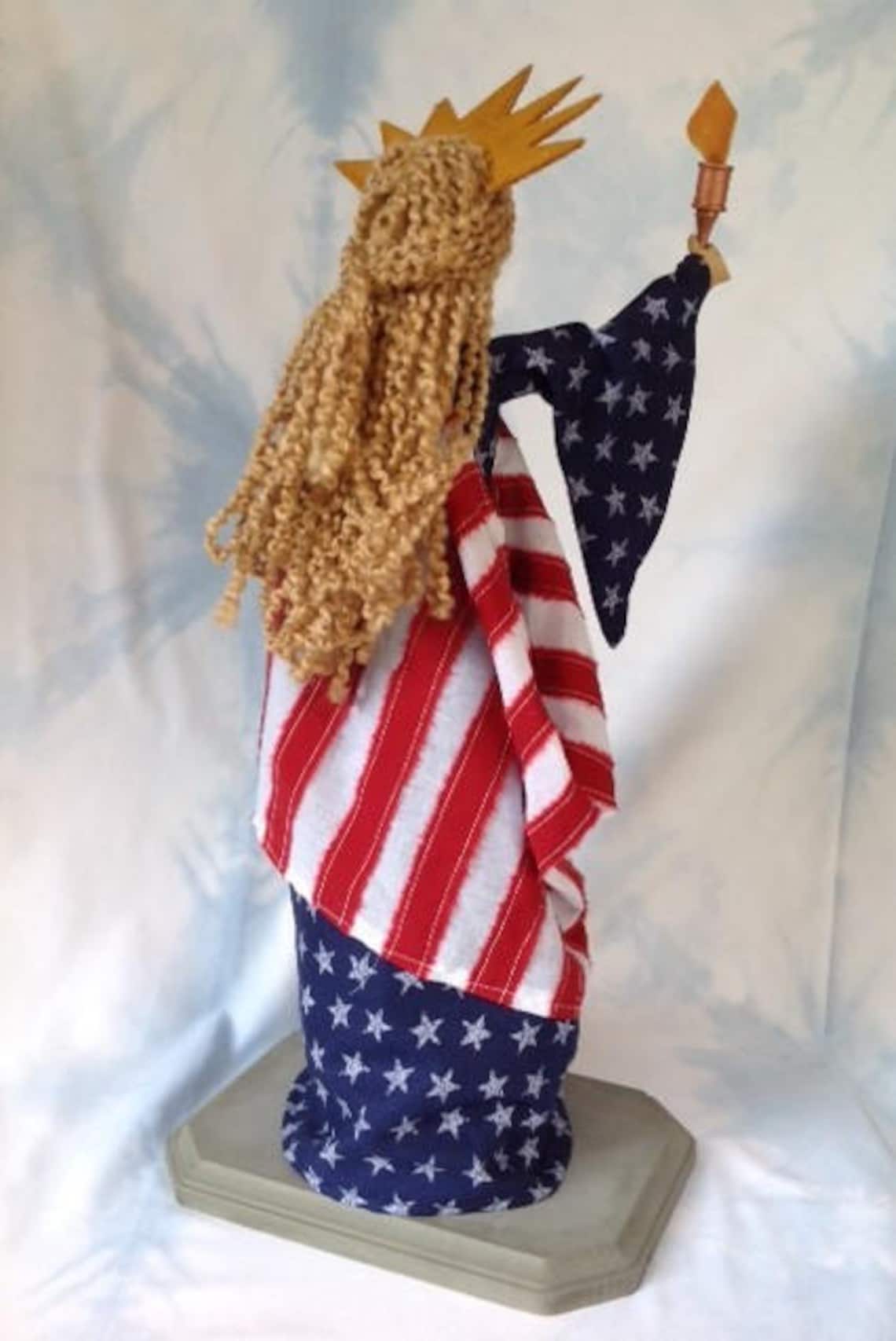 Miss Liberty Cloth Doll E-pattern America's Lady Statue - Etsy