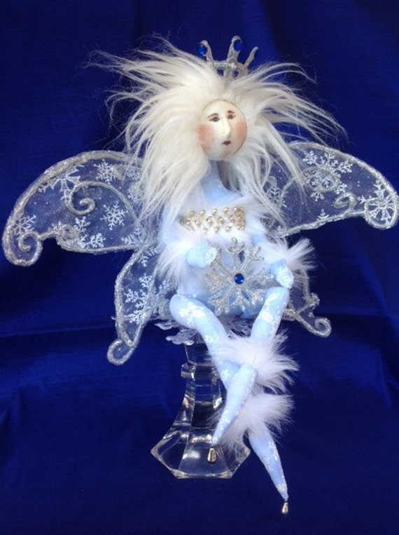 Snowflake Fairy - Cloth Doll E-Pattern Amazingly Beautiful Winter Wonderland Snow Fairy