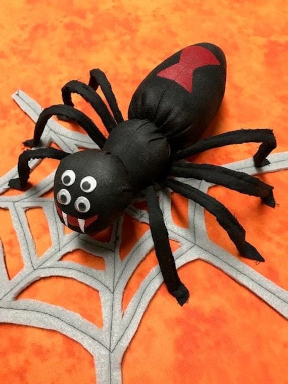 Mailed Cloth Doll Pattern Halloween Spider & Web Home Decor or Wreath