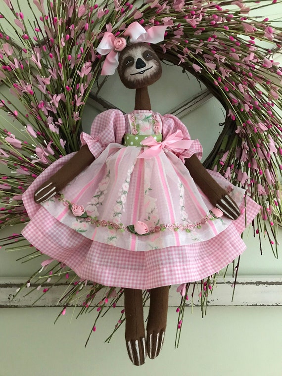 Mailed Cloth Doll Pattern Susie Sloth