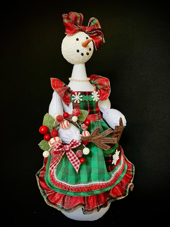 Marcie a Christmas Holiday Winter Snow Girl Cloth Doll Mailed Pattern