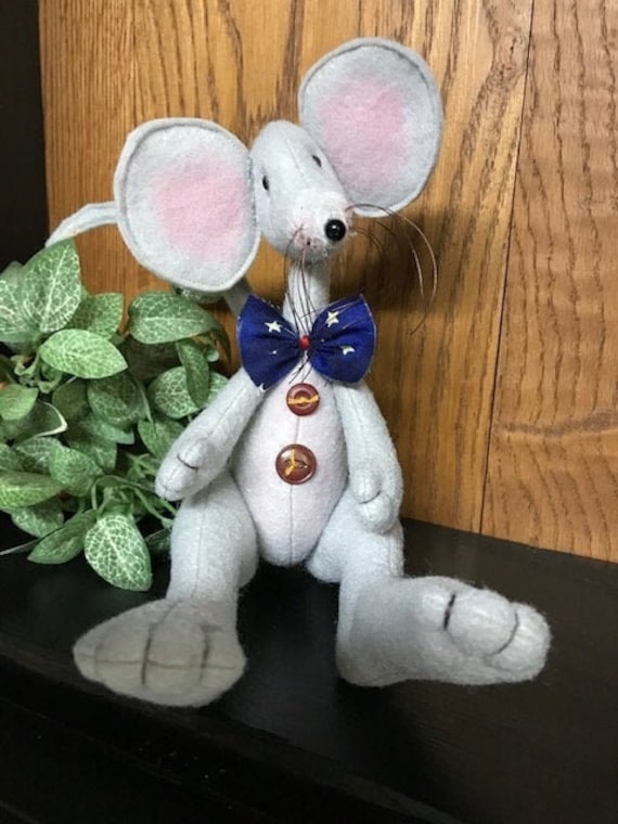 Mailed Cloth Doll Pattern Marek the Mouse Doll Pattern