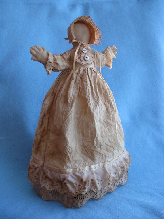 Hannah Prairie Doll - Cloth Doll E-Pattern Rustic 14in Primitive Prairie Doll epattern