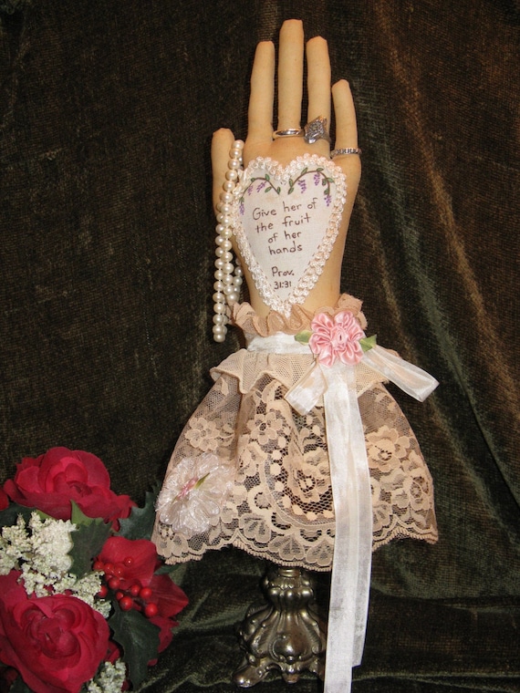 Proverbs 31-31   Cloth Doll E-Pattern 16in Beautiful Ring Holder epattern