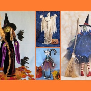 Cloth Doll E-Patterns Special Selection of Halloween ePatterns