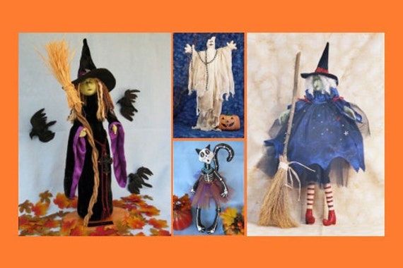 Cloth Doll E-Patterns Special Selection of Halloween ePatterns