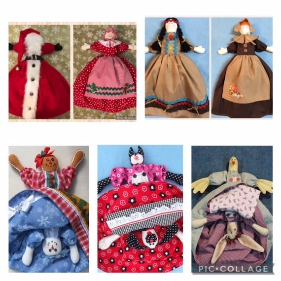 Save Money Buy All 5 Topsy Turvy Doll E-Pattern Collection