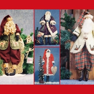 Santa Collection - Cloth Doll E-pattern Special Santa Collection of epatterns