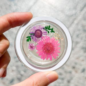 Handmade Real Flower Phone Grip, Forget Me Not Real Mushroom Magnetic Phone Grip Holder, Resin Fern Leaf For Kindle Grip Magsafe Accessories