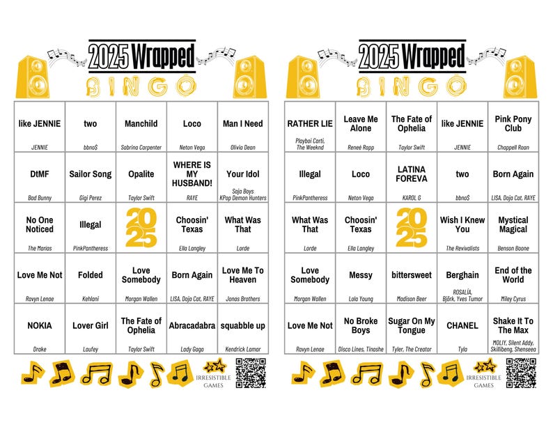 Example of a 2 card page.