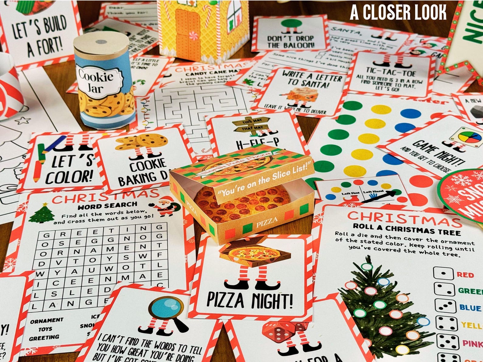 Printable Elf Kit 24 Days Bundle | Christmas Elf Props Kit | Christmas ...