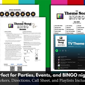 Card Markers, Directions, Call Sheet, and playlists included.