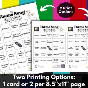 Print 1 card or 2 cards per 8.5 x 11 inch page.