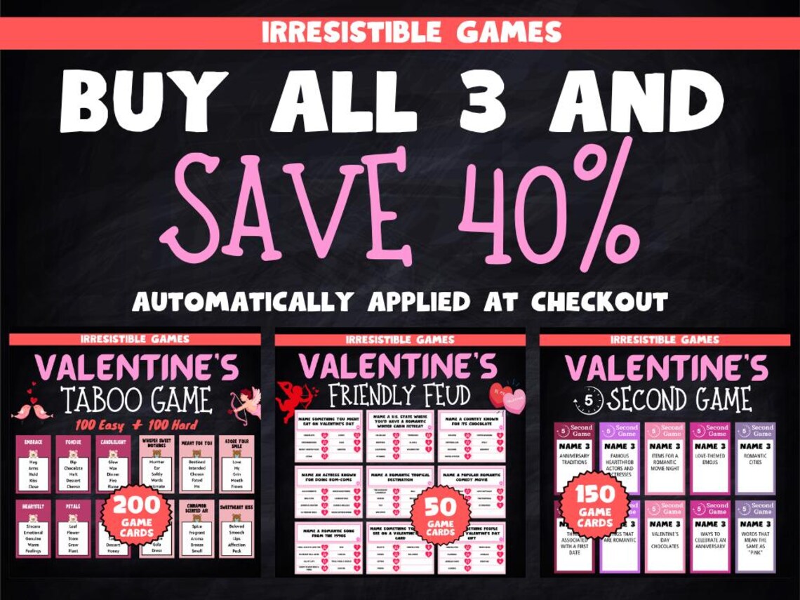 Valentine's 5 Second Game | Valentine's Activity for Kids and Adults ...