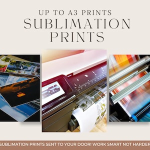 Custom Sublimation Prints A6,A5,A4,A3,Mug Wrap - Sublimation Transfer Prints