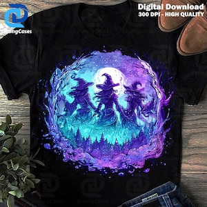 Retro Halloween Girls Will Be Girls Witch Png, Girly Halloween Png, Trendy Witchy Png, Witchy Vibes Png, Girls Spooky Witches Png