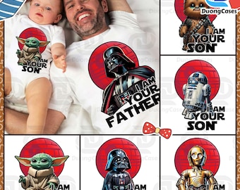 CUSTOM Galaxy Movie Dad Png, I’m Your Father Png, Magical Kingdom Png, Cartoon Dad Png, Lightsaber Father's Day Png, Gift For Dad