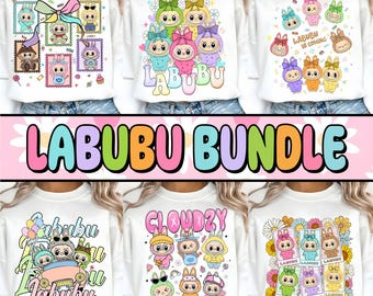 Bundle Trending Pink Cartoon Character Design, Perfect Gift for Kids, Coquette Bow Doll For Kids Girls Png, Funny Cartoon Png