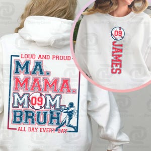 Ma Mama Mom Bruh Baseball Png, Custom Baseball Mom Png, Baseball Mama Shirt Png, Mothers Day Png, Baseball Season Png, Sports Mom Png