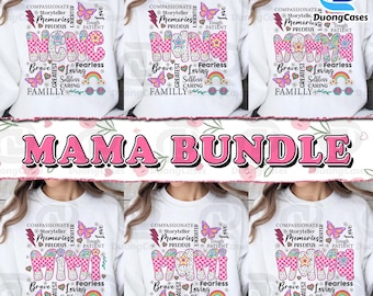 Ella es Mamá Png, Mama Nana Granny Mandre Png Bundle, Mother's Day Png, Mama Quotes Png, Gift for Mom, Latina Mom Png, Spanish Abuela Png
