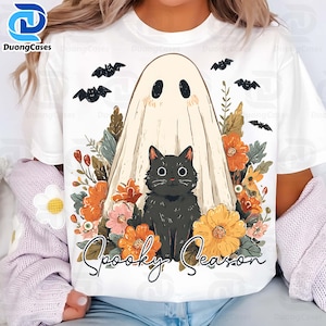 Trendy Spooky Season Halloween Png, Spooky Vibes Drip Png, Neon Bat Sublimation Design, Neon Halloween Png, Halloween Scary Shirt Design