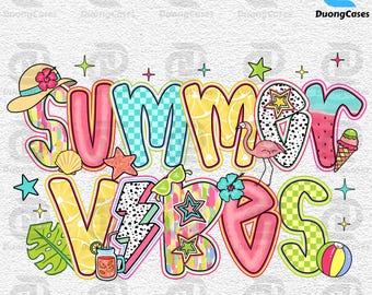 Sommer Vibes Png, Kokette Sommer PNG, Retro Sommer Png, Strand Png, Preppy Sommer Png, Girly Png, Sommer Brushstroke Png, Trendy Sommer