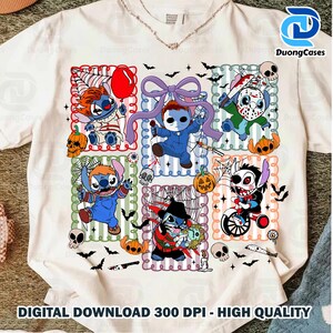 Cartoon Friends Png, Halloween Horror Characters Png, Halloween Horror Png, Horror Movie Png, Retro Halloween Png, Horror Friends Png
