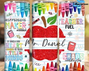 Personalisierter Lehrer 20 oz dünner Becher png, benutzerdefinierter Name Becher png, Lehrernamen-Datei, Lehrer-Brennstoff, Lehrerverpackung png, Lehrerleben png